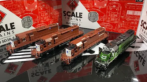 ScaleTrains Rivet Counter EMD SD38-2 Locomotive ~ HO Scale 