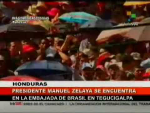 Jos Manuel Zelaya Rosales regreso a Honduras Septi...