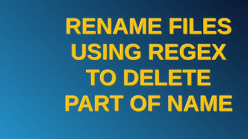 Unix: Rename files using regex to delete part of name