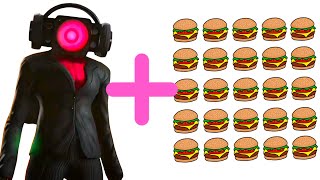 Speakerwoman + Burgers = ??? | Titan Speakerman + LEGO = ??? | Skibidi Toilet LEXV27 animations