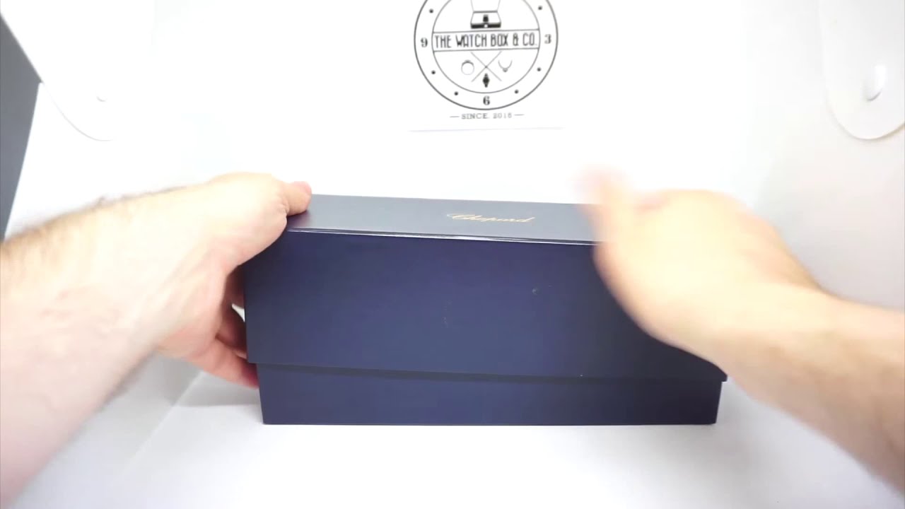 CHOPARD - UNBOXING STANDARD WATCH AND JEWEL BOX - THE WATCH BOX AND COMPNAY