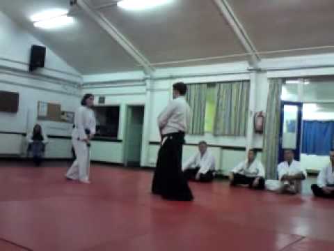 Aikido Grading 1st kyu Brown Belt, Jo 15-9-2009 pa...