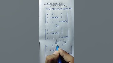 Determinants SUPER TRICKS JEEMAINS | NDA | AIRFORCE(X) CLASS 12 CHAPTER 2.0