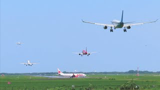 Nonton Pesawat Landing dan Take Off di Bandara Juanda Surabaya | Plane Spotting Juanda Airport 2020