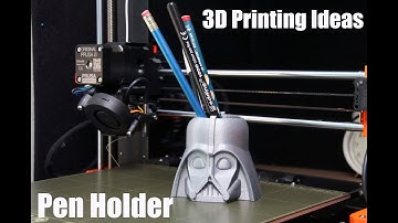 3D Printed Darth Vader Pen Holder #shorts