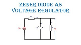 zener diode as voltage regulator in hindi