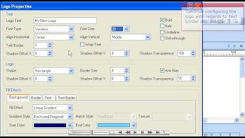 Logo Maker with Bluevoda website builder from VodaHost web hosting