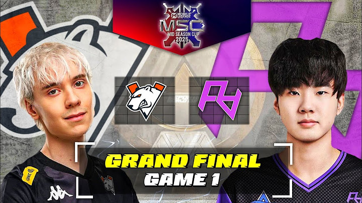 VIRTUS PRO vs RARE ATOM GAME 1 GRAND FINAL | MSC 2025 - WILDCARD