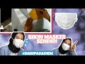 Bikin masker sendiri simpel | melatih ke kreatifitasan