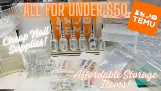 Upgrade Your Nails: Giant Temu Nail Supply Haul!