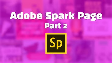 Adobe Spark Page Website Creator - Part 2 [Taming The Tech]