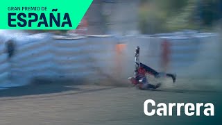 La caída de Pedro Acosta en el warm up del GP de España | MotoGP