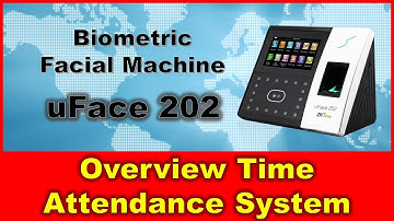 Biometric Facial Machine uFace202 Overview Intergated with Time Attendance Management System