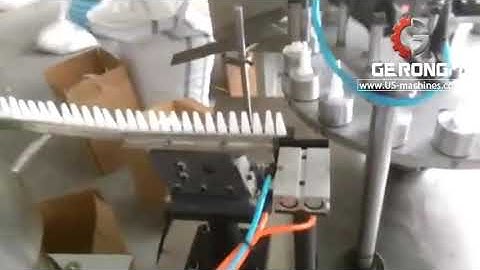 Automatic 502 glue bottle filling capping packing machine line