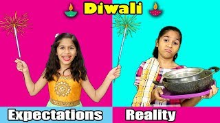 DIWALI : Expectations Vs Reality | Pari's Lifestyle Diwali Video image