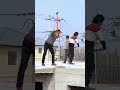 Heavy-Duty Manual Labor: Precision Sledgehammer Work on a Concrete Deck