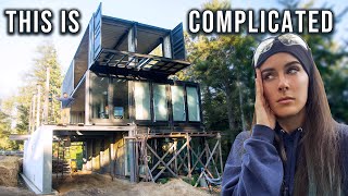 THIS IS HARDER THAN WE THOUGHT.. Couple builds container house themselves with no experience #build