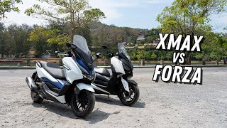 Yamaha XMAX против Honda Forza. Первый сравнительный тест!