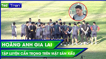 HAGL tập luyện ngày vắng Tuấn Anh trên mặt sân cực xấu, Xuân Trường và Kim Dongsu vẫn có mặt