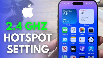 Hoe je de 5 GHz-hotspot op de iPhone naar 2,4 GHz verandert