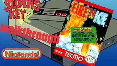 Fire N Ice : Solomons Key 2 : Level 6-10 : Walkthrough Guide :  on Nintendo Switch Online NES