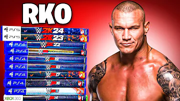 Hitting A RKO With Randy Orton In EVERY WWE 2K Game!