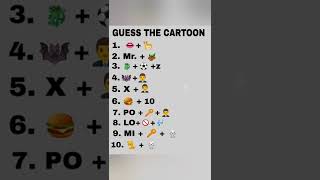 ⁉️Guess the cartoon 🎮#funny #games