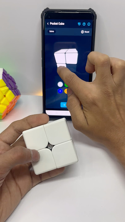 Digital 2 by 2 AI cube solver #shorts #youtubeshorts #trending