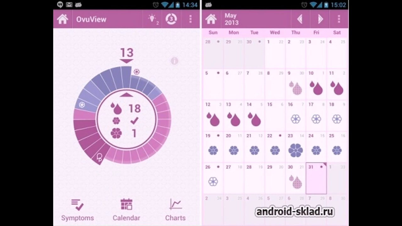 Приложение для месячных на андроид