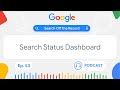 Search status dashboard