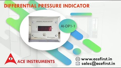 Digital Differential Pressure Indicator |Model AI-DP1-1|for Clean Rooms and Hospital Isolation Rooms