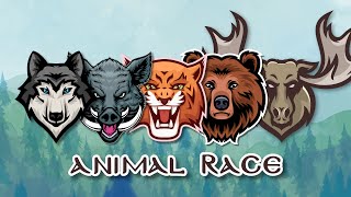 WILD ANIMAL RACE #1! Кто быстрее на 1 км? Волк, кабан, рысь, медведь или лось? WHO`S FASTER??