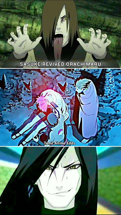 Sasuke Revived Orachimaru... #naruto #narutoshippuden #anime #orachimaru #sasuke #edit #trending