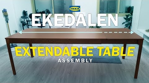 Ikea Ekedalen Extendable Dining table #ikea #ikeafurniture