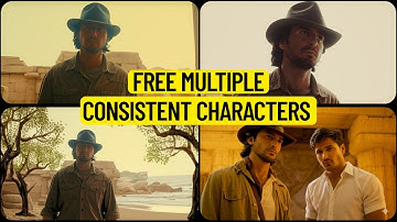 How To Create Multiple Consistent Characters in Every Scene with This FREE AI Tool (2025 Full Guide)