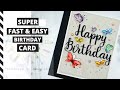 Easy butterfly birt.ay card