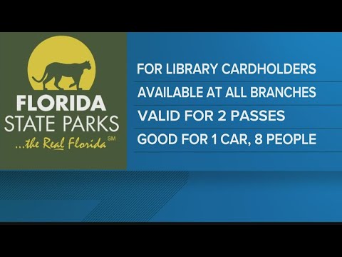 Public library cardholders can get free passes to Florida state parks