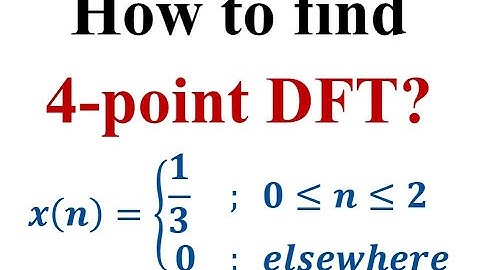 Q3.a Compute 4 point DFT of the given sequence sequence.