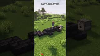 Build an Amazing Mini  Aligator In Minecraft 🐊 | #minecraft #shorts