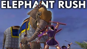 0AD 1v1 | Elephant Rush Strategy | vs Stockfish