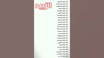 عشائر و قبائل زبيد 
