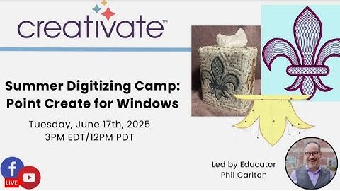 Summer Digitizing Camp: Point Create for Windows