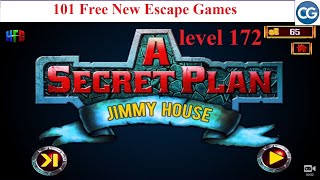 101 Free New Escape Games level 172 - A Secret Plan JIMMY HOUSE - Complete Game screenshot 1