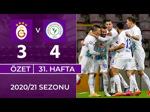 ÖZET: Galatasaray 3-4 Ç. Rizespor | 31. Hafta - 2020/21