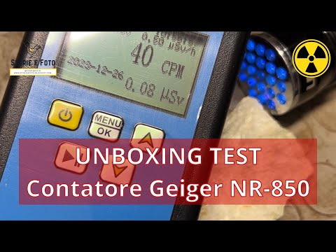 141 - Unboxing e test contatore Geiger - Radiation Detector NR-850 