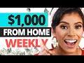 Get Paid $1000 from Home with These Websites | Marissa Romero