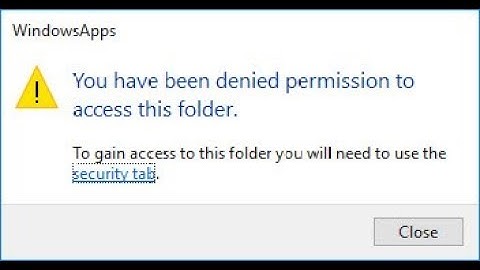 You Have Been Denied Permission to Access This Folder - Windows 10 (100% Working)