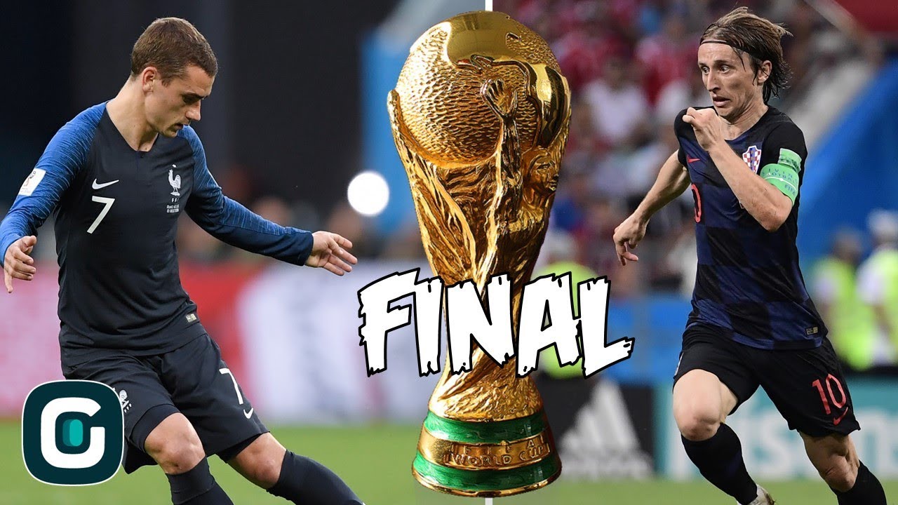 França x Croácia na final da Copa do Mundo de 2018