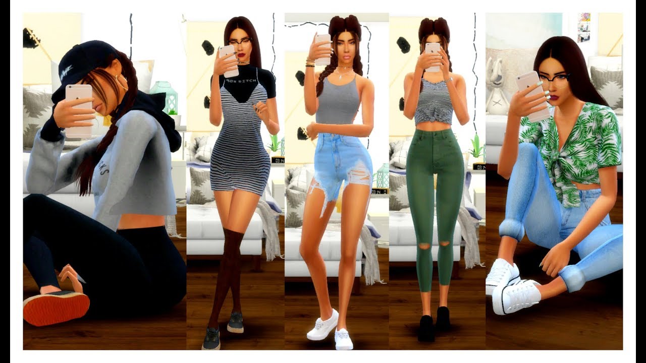 The Sims  4 Outfits Of The Week OUTFT IDEAS  2022 YouTube