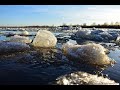 Мощный ледоход на реке Суре! Завораживающее ЗРЕЛИЩЕ! Ice drift on the river!